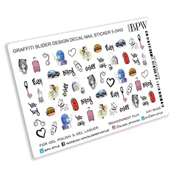 BPW.STYLE Слайдер-дизайн Граффити микс