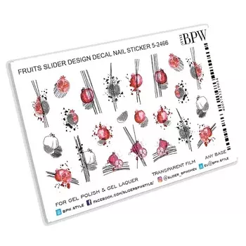 BPW.STYLE Слайдер-дизайн Гранатовый