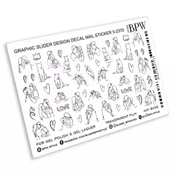 BPW.STYLE Слайдер-дизайн Линии пары и кошки