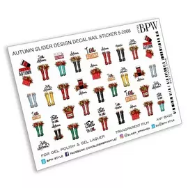 BPW.STYLE Слайдер-дизайн Love autumn