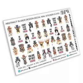 BPW.STYLE Слайдер дизайн Лучшие друзья