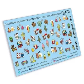 BPW.STYLE Слайдер-дизайн Мультяшки микс