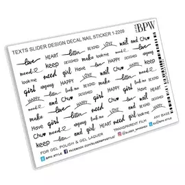 BPW.STYLE Слайдер-дизайн Надписи 30