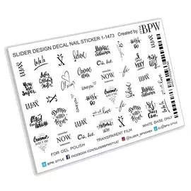 BPW.STYLE Слайдер-дизайн Надписи 6