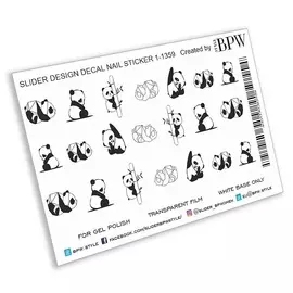 BPW.STYLE Слайдер-дизайн Панды