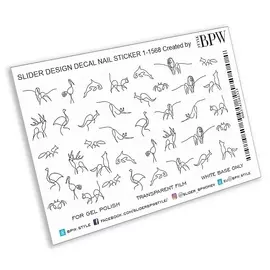 BPW.STYLE Слайдер-дизайн Животные в линиях