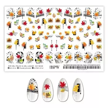 BPW.STYLE Слайдеры для маникюра Гранд-слайдер Осень