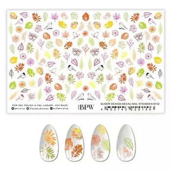 BPW.STYLE Слайдеры для маникюра Гранд-слайдер Осень