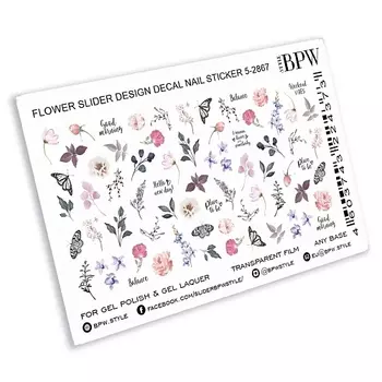 BPW.STYLE Слайдеры для маникюра наклейки для ногтей Осень