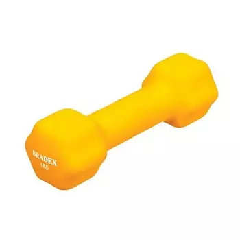 BRADEX Гантель неопреновая, 1 кг,