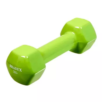 BRADEX Гантель обрезиненная 2 кг