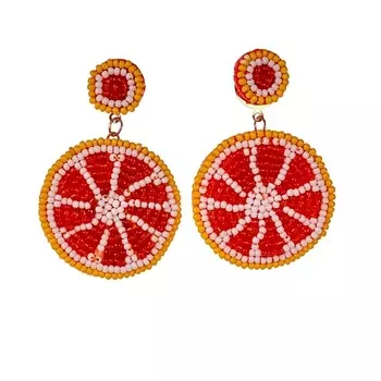 BRADEX Серьги "АПЕЛЬСИНОВЫЕ ДОЛЬКИ"