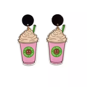 BRADEX Серьги "ВАНИЛЬНЫЙ КАПУЧИНО"