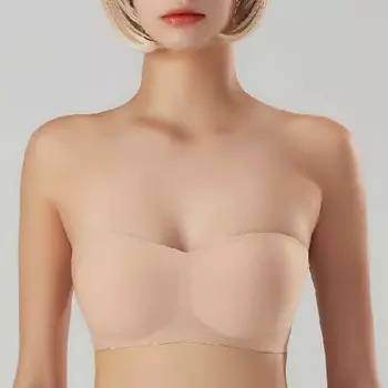 BRAMO Бесшовный бюстгальтер бандо