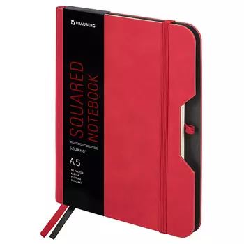 BRAUBERG Блокнот А5 NOTE софт-тач