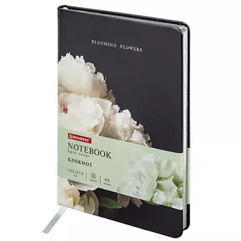 BRAUBERG Блокнот А5 VISTA Bloom 80 листов