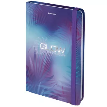 BRAUBERG Блокнот с резинкой А5 Glow