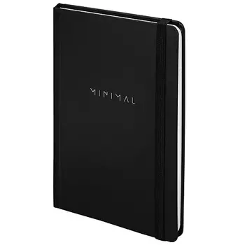 BRAUBERG Блокнот с резинкой А5 Minimal 96л клетка