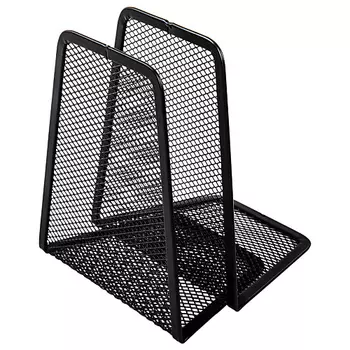 BRAUBERG Держатель (ограничитель) подставка для книг "Germanium Mesh" 2 шт