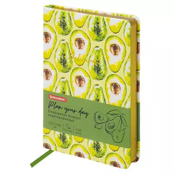 BRAUBERG Ежедневник недат B6 VISTA Avocado