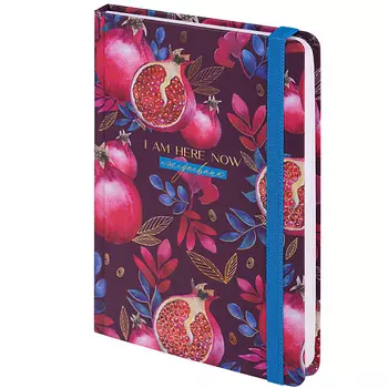 BRAUBERG Ежедневник недатированный с резинкой А5 Pomegranate