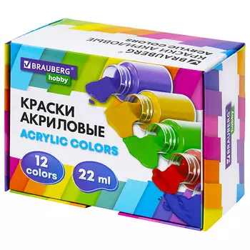 BRAUBERG Краски акриловые художественные HOBBY
