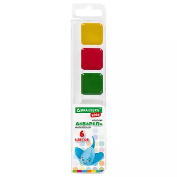 BRAUBERG Краски акварельные KIDS