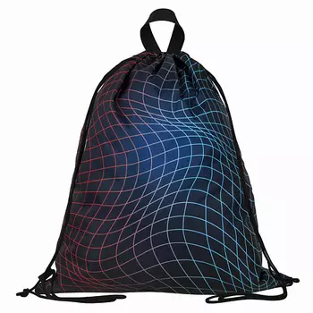BRAUBERG Мешок для обуви большой с ручкой Neon web