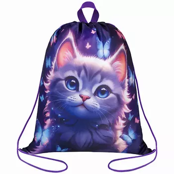 BRAUBERG Мешок для обуви KIDS, с петлей, Curious cat