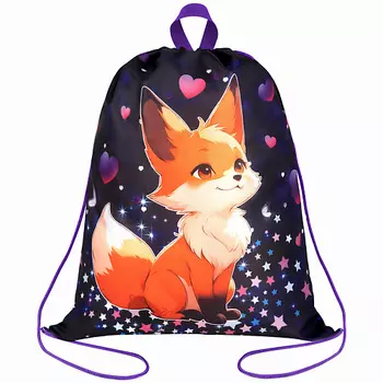 BRAUBERG Мешок для обуви KIDS, с петлей, Fairy fox