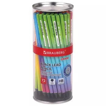BRAUBERG Набор чернографитных карандашей Grade