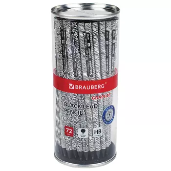 BRAUBERG Набор чернографитных карандашей Graphic