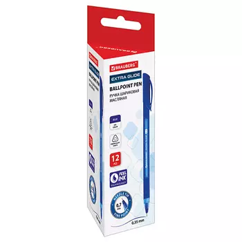 BRAUBERG Набор ручек шариковых Extra Glide Soft 12