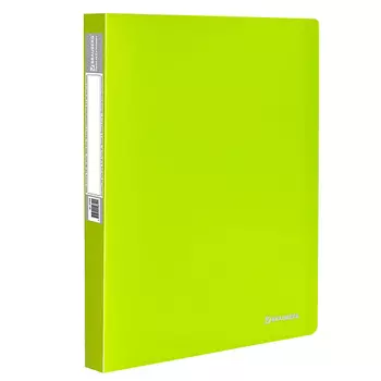 BRAUBERG Папка на 2 кольцах Neon