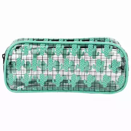 BRAUBERG Пенал-косметичка на молнии, Cactus