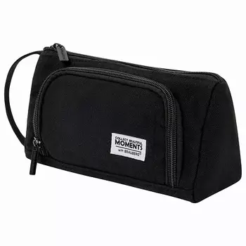 BRAUBERG Пенал-косметичка с ручкой 1 откидная планка