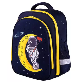 BRAUBERG Ранец светящийся KIDS STANDARD, Spaceman