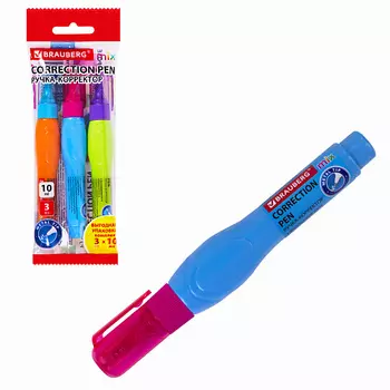 BRAUBERG Ручка-корректор 10 мл