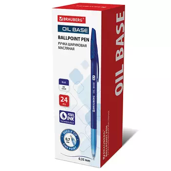BRAUBERG Ручка шариковая Oil Base 1000.0