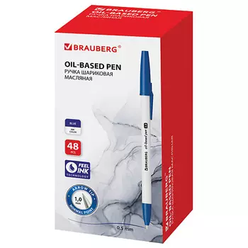 BRAUBERG Ручка шариковая Stick Medium 1000.0