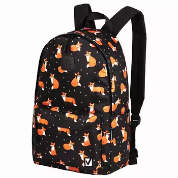 BRAUBERG Рюкзак Sly foxes, потайной карман
