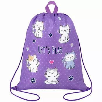 BRAUBERG Сумка для обуви KIDS Котята