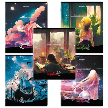 BRAUBERG Тетради Дэк А5 Anime Dreams