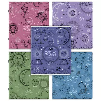 BRAUBERG Тетради Дэк А5 Zodiac