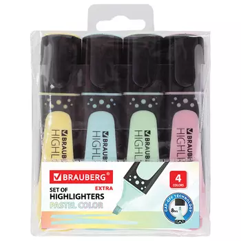 BRAUBERG Текстовыделители EXTRA PASTEL