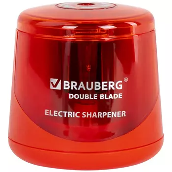 BRAUBERG Точилка электрическая DOUBLE BLADE