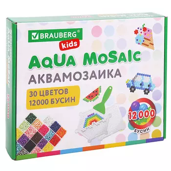 BRAUBERG Запасные бусины для аквамозаики KIDS