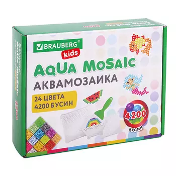 BRAUBERG Запасные бусины для аквамозаики KIDS