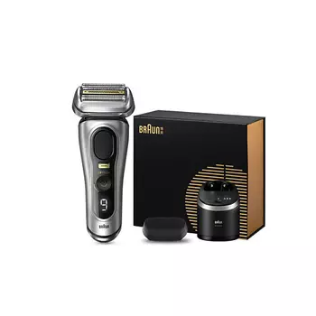 BRAUN Электробритва 9697CC Silver + Cleaner + Cleansing Brush + Box