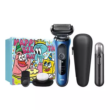 BRAUN Электробритва Little Cheetah 6 Series + Storage Bag + Birthday Gift Box